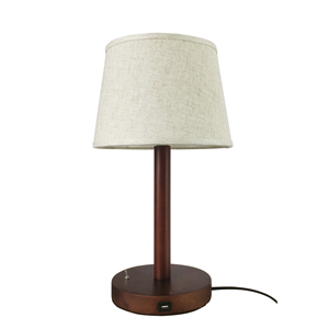 Retro gỗ Bảng Đèn <span class=keywords><strong>Linen</strong></span> bóng râm Chất lượng cao bàn đèn phòng khách đèn trong nhà - Product Image 1