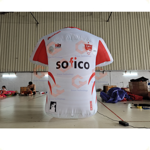 Özelleştirilmiş şişme tişört modeli/şişme reklam giyim/şişme jersey marka promosyon için - Product Image 1