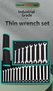 OEM Customized 17mm Wrench Set Dual-Purpose Auto Repair <b>Hand</b> <b>Tools</b> With Plum Blossom Design CRV Carbon Steel DIY Complete Set - Product Image 2