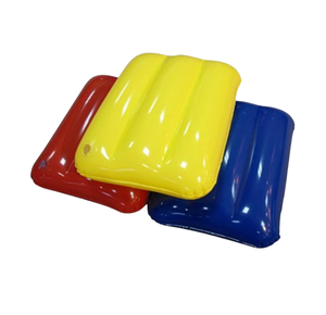 Individuelles LOGO Aufblasbares Schwimmbad-Kissen Rechteckiges Schwimmkissen PVC Transparentes Aufblasbares Luftkissen - Product Image 6