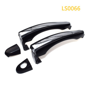 มือจับประตูอะดิลีสำหรับฮุนไดอาเซร่า 2006-2011 พลาสติกสีดำโลหะ LS0066 - Product Image 5