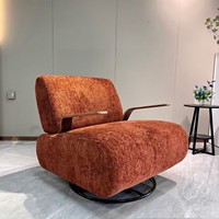 Fauteuil pivotant Banny de fabrication chinoise, fauteuil de détente pour salon moderne