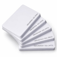Kartu Kontrol Akses RFID T5577 125 kHz, Dapat Dicetak, Tanpa Kontak, PVC, Kartu Kunci Hotel, Tahan Air, Tahan Cuaca
