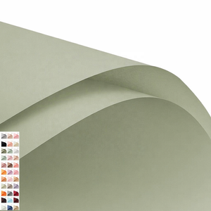 Papier d'emballage mat uni pour fleurs, papier cartonné lisse pour bouquets floraux, fournitures pour fleuristes en gros - Product Image 1