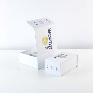 Wholesale Custom Printed Handmade Luxury Rigid Paper Cardboard Black Simple <b>Empty</b> Magnetic Closure <b>Gift</b> <b>Box</b> - Product Image 3