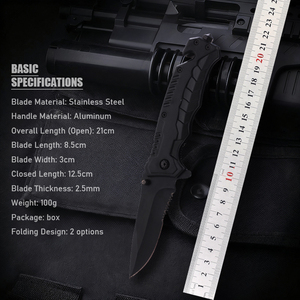 Mát màu đen nhôm nhựa xử lý tồn tại ngoài trời di động cắm trại lĩnh vực sử dụng mới lạ sản phẩm giáng sinh emhtiii dao - Product Image 6