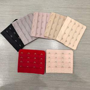 Aozina Extension de soutien-gorge <span class=keywords><strong>à</strong></span> quatre crochets en acier inoxydable et fibre de nylon avec quatre rangées d'accessoires intimes - Product Image 1