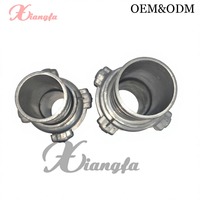 Raccord rapide Xiangfa KD51 personnalisable de type russe en aluminium pour tuyau d'incendie, connecteur à baïonnette à verrouillage par torsion, double queue de tuyau à barbelures