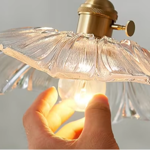 Restaurant nordique fleur pendentif lumière café chambre chevet bar comptoir petite suspension - Product Image 6