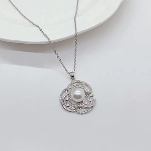 Collar de Perlas de Lujo para Mujer, Cadena para Clavícula, Collar con Colgante, Regalo para el Día de San Valentín, Joyería para Fiesta de Cumpleaños - Product Image 2