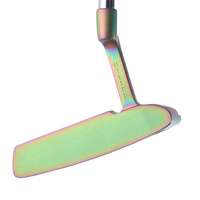 Putter de golf personnalisé en acier inoxydable, usiné CNC, unisexe, pour droitier, haute qualité, avec poignée en caoutchouc