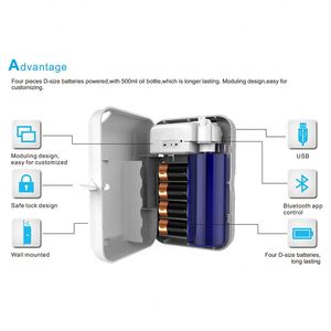 SCENTA Custom Logo Tabletop White Plastic USB Cool Mist Spray Hotel Air Fragrance Electric <b>Aroma</b> <b>Diffuser</b> for Scent Marketing - Product Image 4