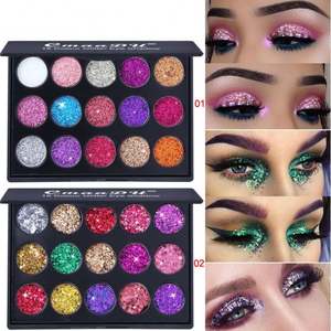 Paleta de Sombras de Ojos con Brillo al por Mayor, Maquillaje Vegano para Mujer, Paleta de Sombras de Ojos Altamente Pigmentada para Mujer - Product Image 6