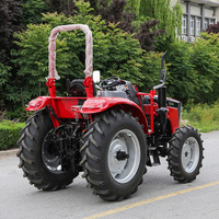 Tracteur agricole 4x4 Tavol 100HP YTO à moteur diesel avec chargeur frontal, transmission par engrenages et roulement