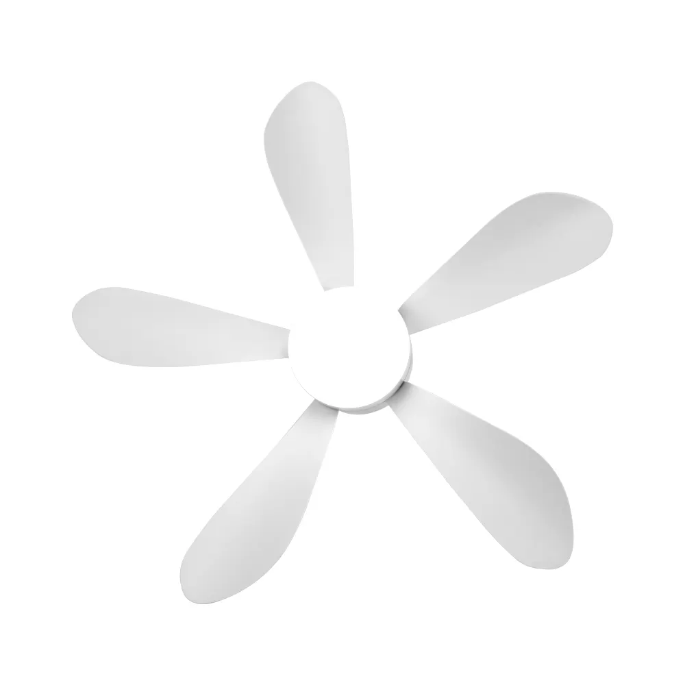 Modern Residential Home Decorative Remote Control White Ceiling Light Fan E27 Led Ceiling Fan Blade Easy Install