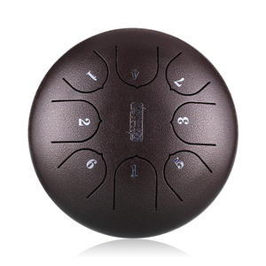 Instrumento de percusión de tambor hueco de lengua de acero de 8 tonos de 6 pulgadas Olvidar tambor de preocupación - Product Image 1