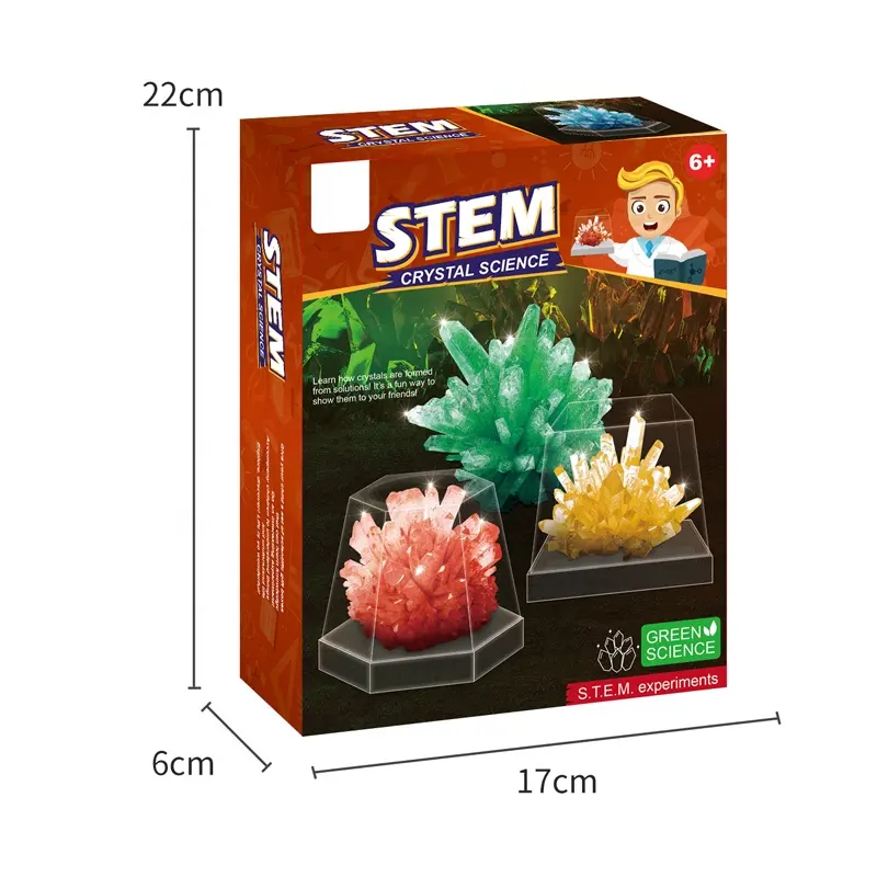 Educational Learning Observation Science Toy DIY Children Crystal Growing Science Kit STEM Crystal Planting Toy