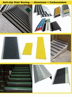 Marches d'escalier antidérapantes en fibre de verre, pièces de rechange, bandes antidérapantes, nez de marche en FRP, directement de l'usine