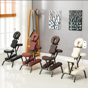 High Quality Folding Portable Massage Chair Modern Leather Metal Health Care Tattoo Scraping Bed Beautiful <b>Tables</b> Beds for salon - Product Image 1
