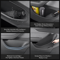 Organisateur latéral de siège étanche compatible avec la Tesla Model Y 2025 (version améliorée) – Boîte de rangement pour poche de porte, organisateur de porte intérieur