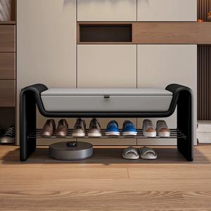 Banc de rangement <span class=keywords><strong>pour</strong></span> chaussures d'entrée, <span class=keywords><strong>pour</strong></span> magasin de vêtements, villa, salle de dressing, robuste et durable - Product Image 1