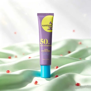 Crema <span class=keywords><strong>Solare</strong></span> Minerale SPF50 con Ossido di Zinco, Estratto <span class=keywords><strong>Naturale</strong></span>, Resistente all'Acqua, <span class=keywords><strong>Protezione</strong></span> <span class=keywords><strong>Solare</strong></span> per il Viso, Etichetta Privata - Product Image 1