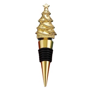 Christmas Tree Wine Stopper Gold Silicone <b>Sealing</b> Bottle Plug For Wine Bottles - Product Image 5