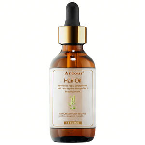 Huile de croissance capillaire biologique à base de plantes et de biotine avec huile essentielle de romarin, sérum réparateur pour tous types de cheveux - Product Image 1