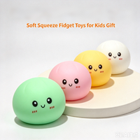Jouet capsule mystère Squishy Bun mignon, balle anti-stress à presser, couleurs assorties, jouet sensoriel pour soulager le stress, pour fêtes d'enfants et anniversaires