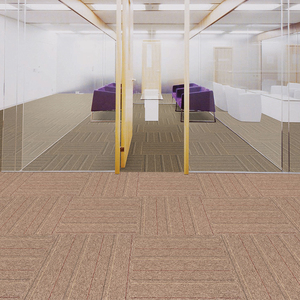 Moquette Tapis de azulejos de alfombra con respaldo de betún comercial Pp - Product Image 5