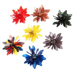 Colorful Acrylic Flower <b>Brooch</b> Pin Decorative Floral <b>Brooch</b> for <b>Women</b> Party Wedding Gift Jewelry Accessory STAR - Product Image 3
