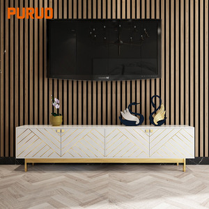 Armoire en acier inoxydable, style moderne MDF, table de rangement pour meubles de maison en <span class=keywords><strong>bois</strong></span> <span class=keywords><strong>blanc</strong></span>, offre spéciale - Product Image 5