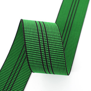 Màu xanh lá cây 50mm sọc ban nhạc đàn hồi cho ghế sofa & tựa lưng PP vật liệu đồ nội thất Dây đeo cho Trampoline cho kéo dài - Product Image 5