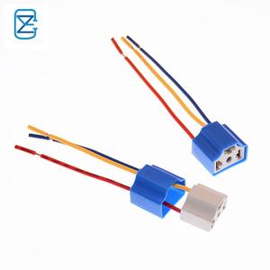 H4 gốm Led Đèn Pha & Sương Mù Ánh sáng Ổ cắm bóng đèn chủ 9003 HB2 Đèn chủ với 3 pin cắm tự động ứng dụng - Product Image 3