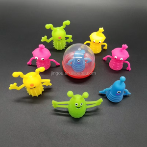 Marionnettes à doigts en TPR mignonnes pour enfants - Anti-stress, pour raconter des histoires et cadeaux de fête, compatibles avec les capsules de distributeurs de 50-55 mm - Product Image 5