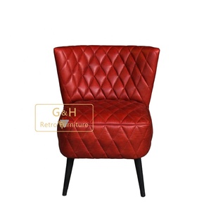 Poltrona Tradizionale in Vera Pelle per Soggiorno, <span class=keywords><strong>Camera</strong></span> <span class=keywords><strong>da</strong></span> Letto, Sala <span class=keywords><strong>da</strong></span> Pranzo e Uso Alberghiero - Product Image 4