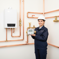 Compteur de chaleur ultrasonique MAINONE DN25 avec nouveau design IP68, M-BUS, compteur de refroidissement BTU, certifié CE/MID/CPA/ISO, prend en charge l'OEM