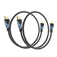 Câble haute vitesse 4K de 5 m en gros avec connecteurs plaqués or et gaine en PVC pour caméra de sécurité, projecteur et moniteur