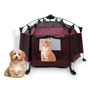 PRODIGY PF001 Parc de jeu pop-up pour chiens et chats avec fenêtre, tente pour animaux de compagnie d'intérieur/extérieur avec sac de transport pour le camping et les voyages - Product Image 6