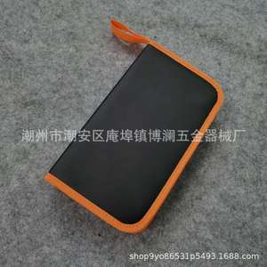Direct sales of leather PU <b>tool</b> <b>bags</b> and soldering iron sets. Orange Oxford <b>tool</b> <b>bag</b>, waterproof soldering iron <b>bag</b> storage. - Product Image 5