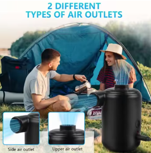 Compresor <span class=keywords><strong>de</strong></span> Aire Portátil, Mini Bomba <span class=keywords><strong>de</strong></span> Aire Manual Compacta, para Acampar al Aire Libre, Inflable, 3600mAh, 30-50 PSI, Plástico Resistente - Product Image 5