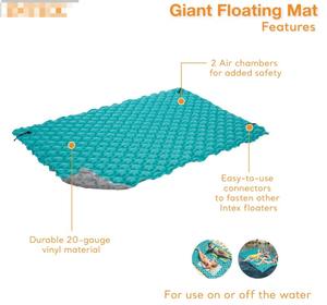 Plataforma Flotante Inflable Gigante de PVC JOSEN, Moderna, para Adultos, para Relajarse en Piscinas y Lagos - Product Image 2