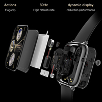 Reloj Inteligente Q19 2025 BSTY con Caja de Metal, Correa de Silicona, Pantalla AMOLED Cuadrada IP67, Monitoreo de Salud, Llamadas, Brújula, Correa Doble, Unisex