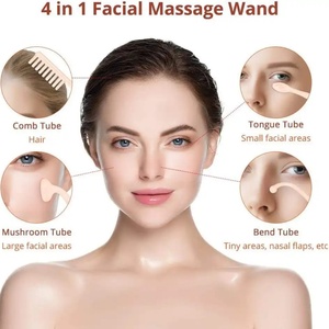 Home Use Portable Facial Therapy Wand Set High Frequency Face Skin Care Beauty Salon Equipment Acne Treatment Facial <b>Machine</b> - Product Image 4