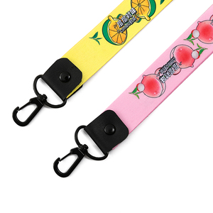 Wholesale Transfer-Printed Wrist Strap Custom Colorful Printed <b>Polyester</b> <b>Lanyard</b> Short Wrist Phone <b>Lanyards</b> - Product Image 2