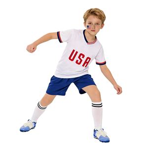 Camisetas de Fútbol de la Selección Anfitriona de la <span class=keywords><strong>Copa</strong></span> 2026 |   México, Estados Unidos para |   Camisetas de Fútbol Transpirables de Manga Corta para Hombre y Mujer, Equipación Completa para Casa y Visitante - Product Image 1