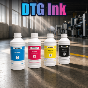หมึกพิมพ์ DTG แบบ Pigment CMYK 1000 มล. สำหรับหัวพิมพ์ Kyocera คุณภาพสูง ขายส่งจำนวนมากจากโรงงาน - Product Image 1