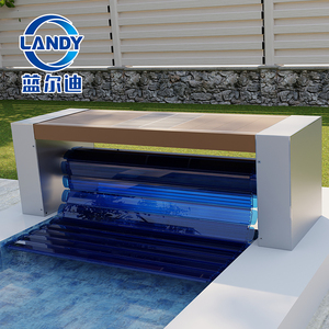 Système de bobine rétractable solaire Landy, économie d'énergie, résistant aux UV, pour couverture de <span class=keywords><strong>piscine</strong></span> hors sol - Product Image 2
