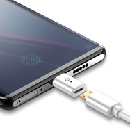 Adaptateur Micro Femelle vers USB-C Mâle pour Téléphone Portable et Ordinateur Portable