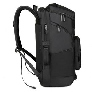 Sac de tennis décontracté grande capacité avec compartiment sec/humide, sac à dos de badminton à double transport et compartiment à chaussures - Product Image 2